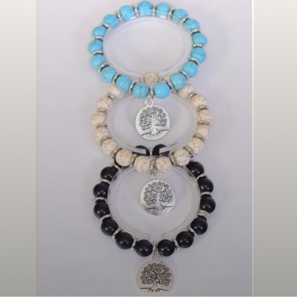 27136 ❤️ 1 Dozen Tree of Life Charm Bracelets Wholesale